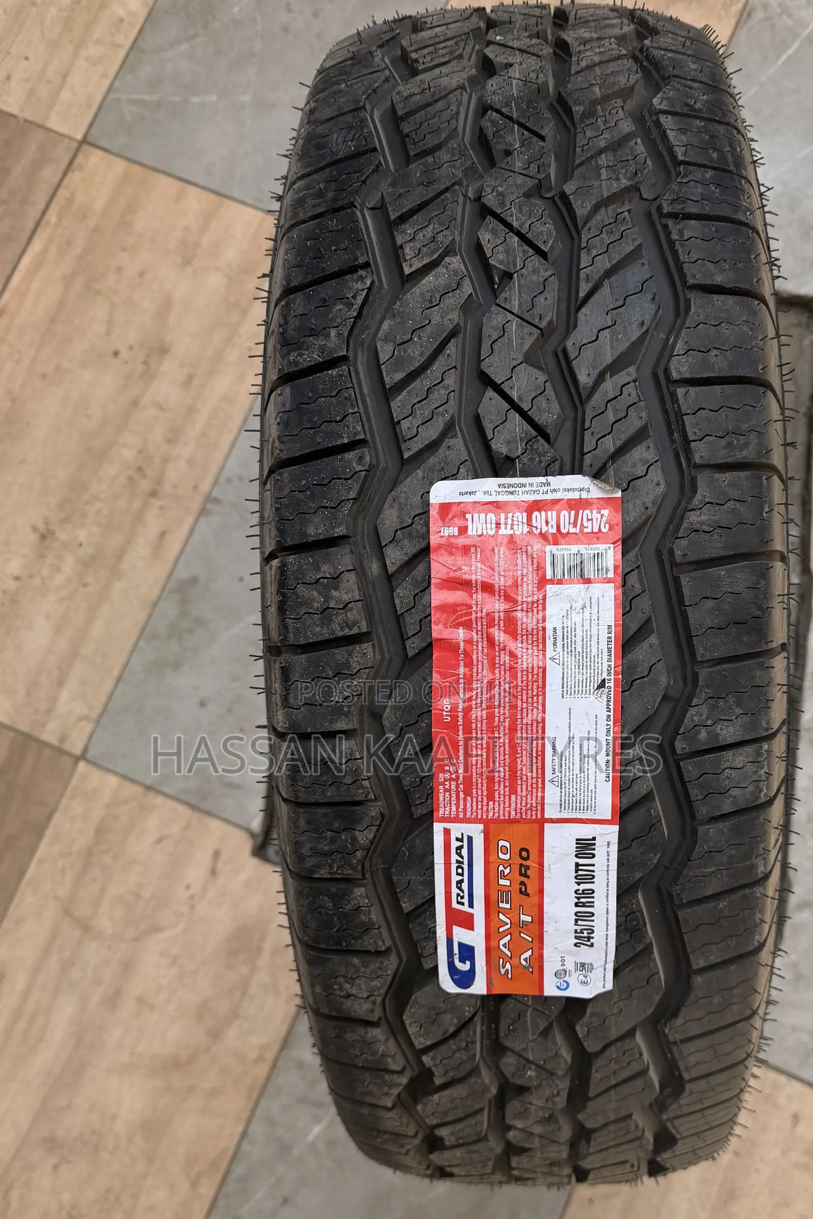 245/70r16 Gt Radial Indonesia Tyre