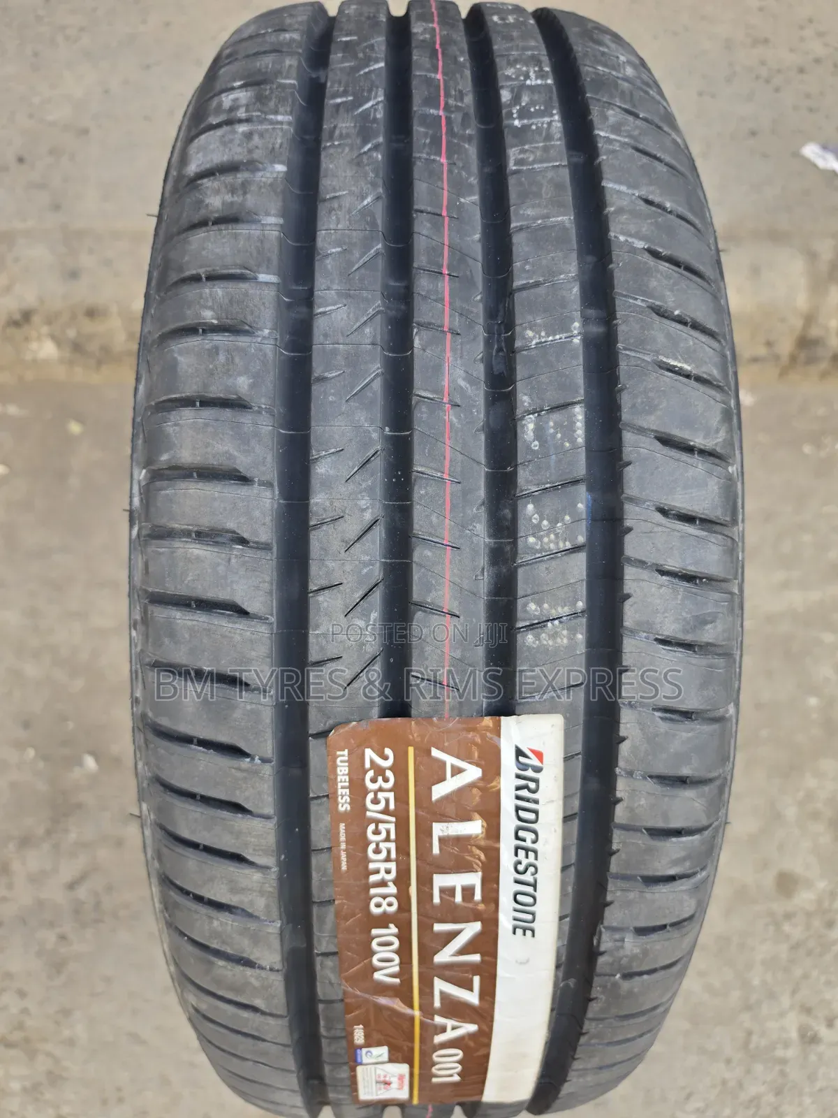 235 /55 18 BRIDGESTONE TIRES (Japan) ALENZA.