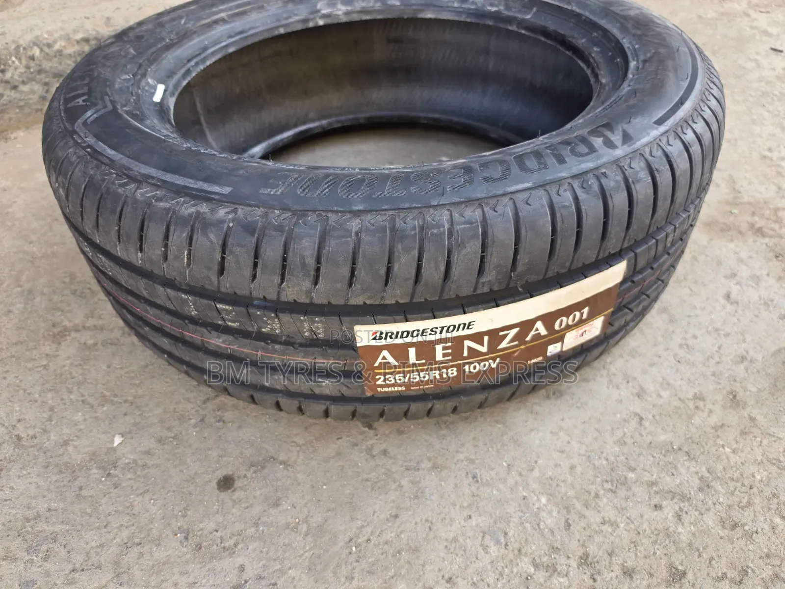 235 /55 18 BRIDGESTONE TIRES (Japan) ALENZA.