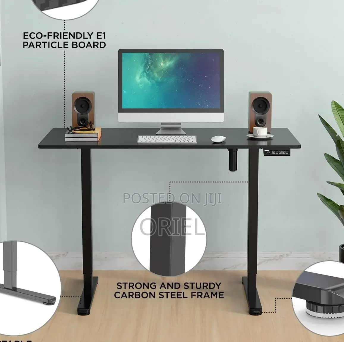 Electric Sit-Stand Home Office Desk