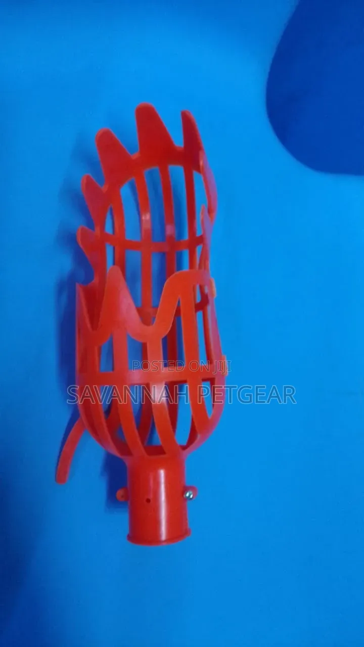 Plastic Fruit Picker Baskets Attached to Long Pole Harvesting Fruits