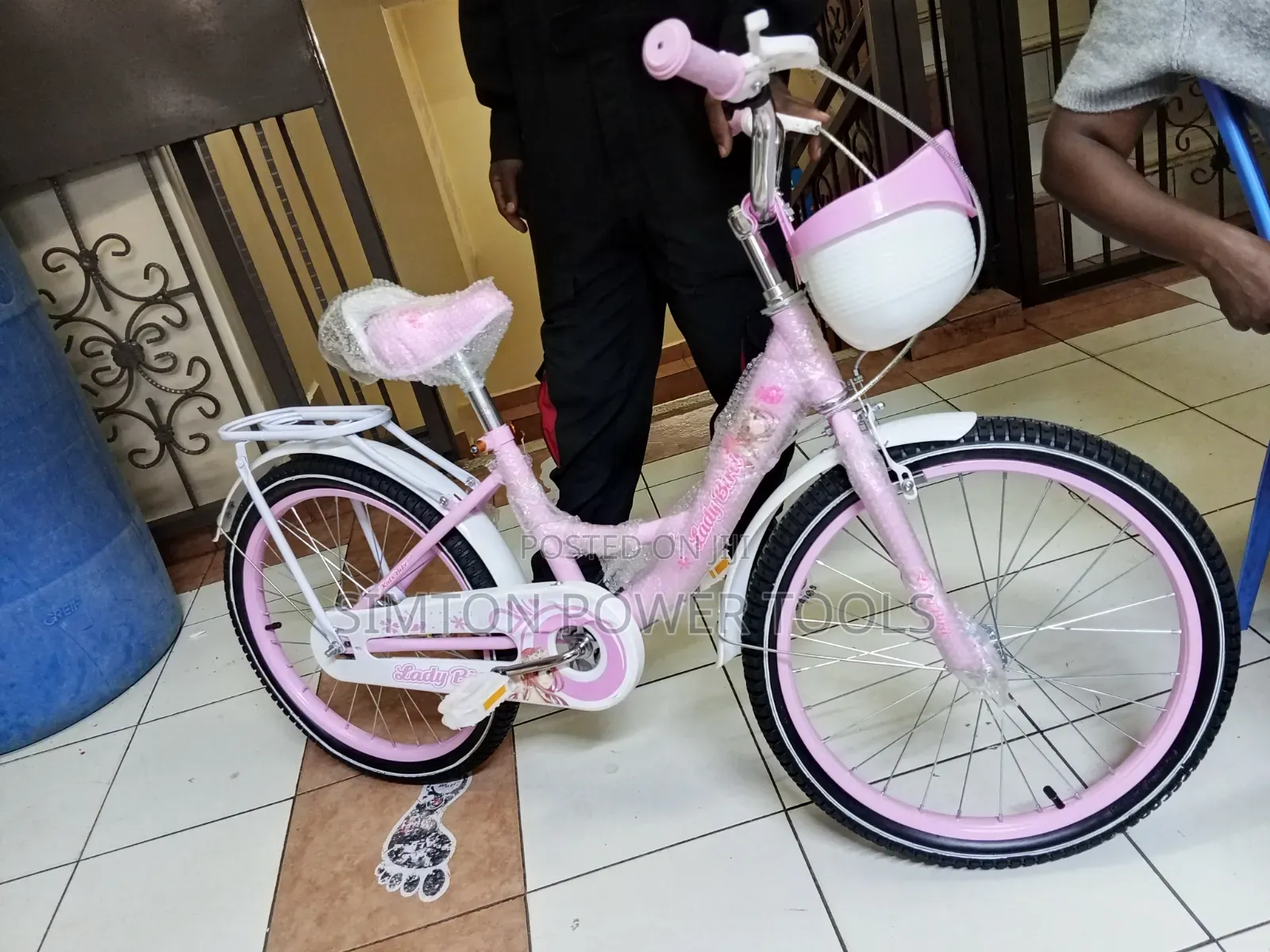 Lady Bird Light Pink Girls Kids Bicycle.