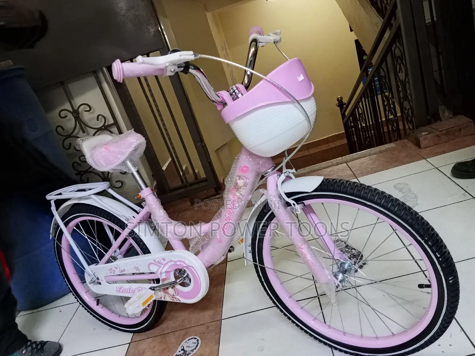 Lady Bird Light Pink Girls Kids Bicycle 