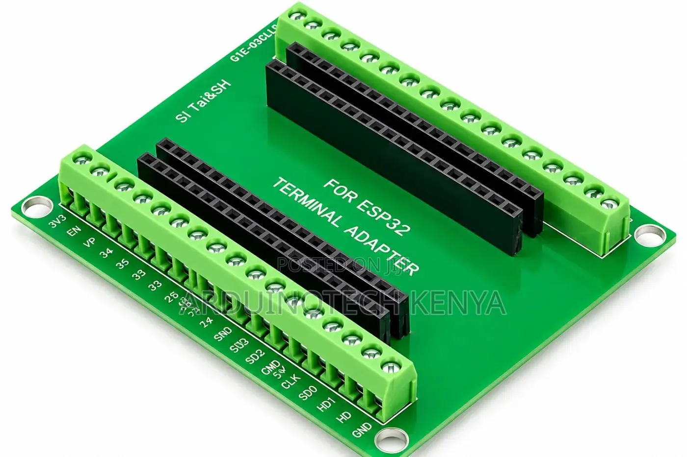 ESP32 38-Pin GPIO Expansion Breakout Board