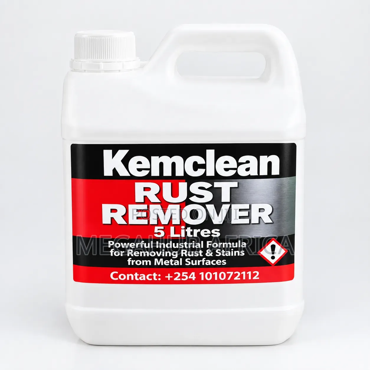 Kemclean Rust Remover 5 Litres – Industrial Metal Rust Cleaner
