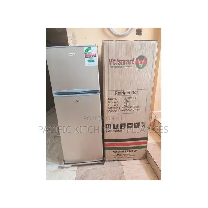 VOLSMART 108L Mini Double Door Direct Cool Fridge