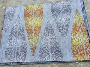 3D Leaf Pattern Carpet