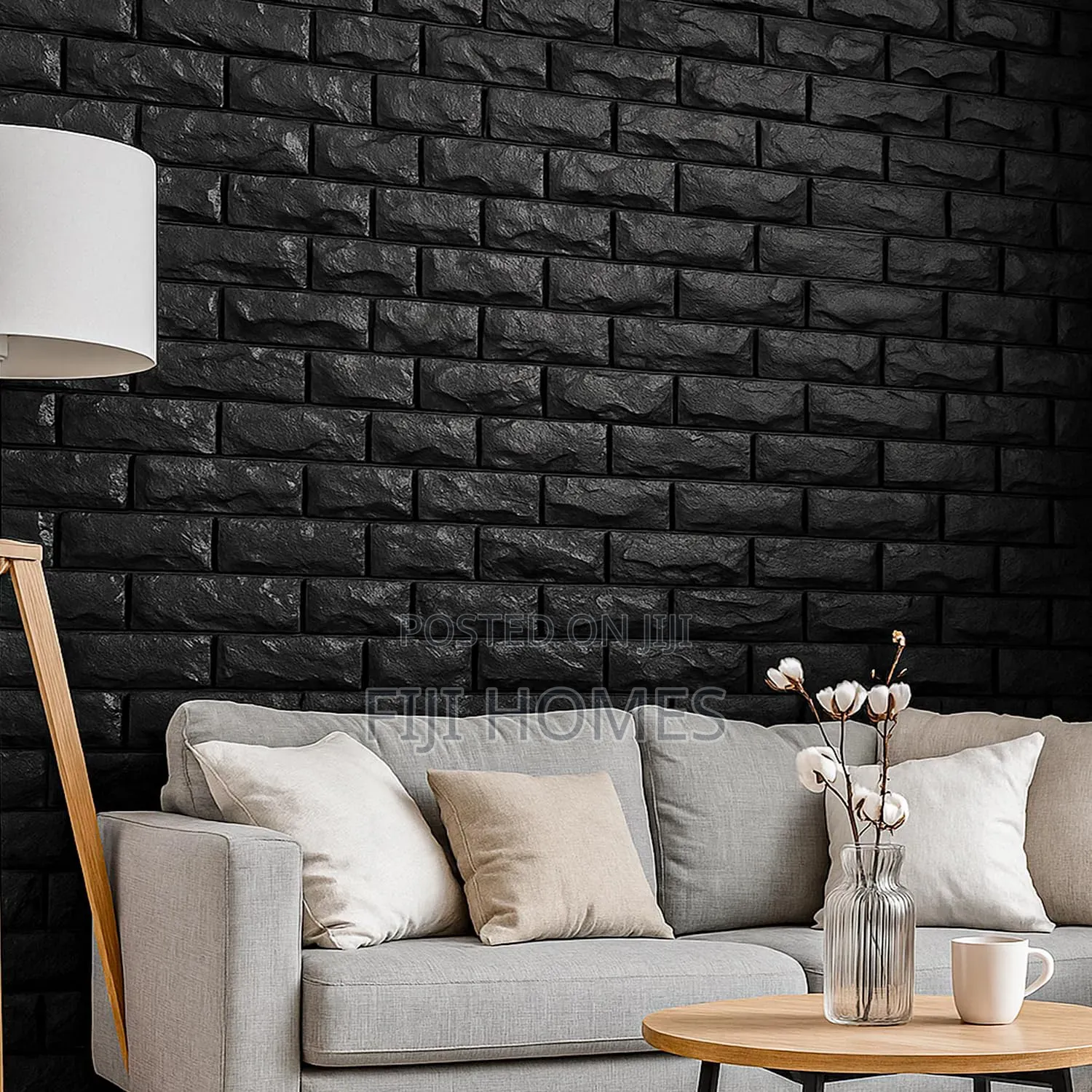 3D Brick Texture Foam Wall Panels | Peel Stick | 50x55cm