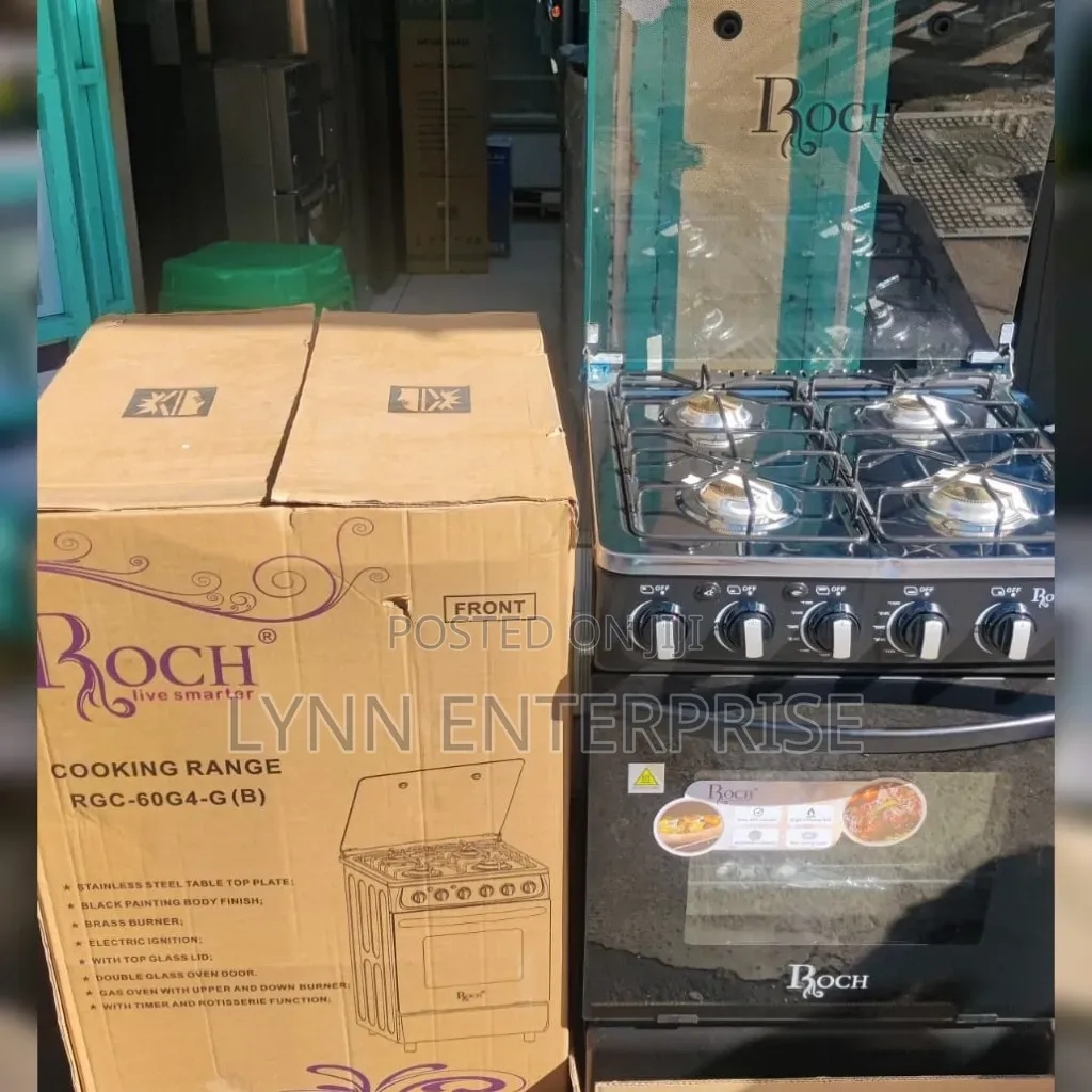 Roch Full Gas Standing Cooker 60X60 With Gas Oven 60G4