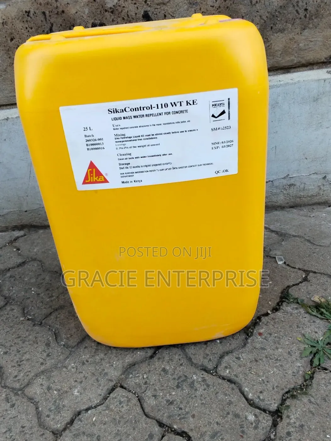 25Ltrs Sika Control 110wt Ke