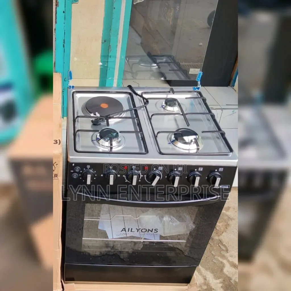 Ailyons Cooker 60X60 Model D602 3gas and 1 Electric