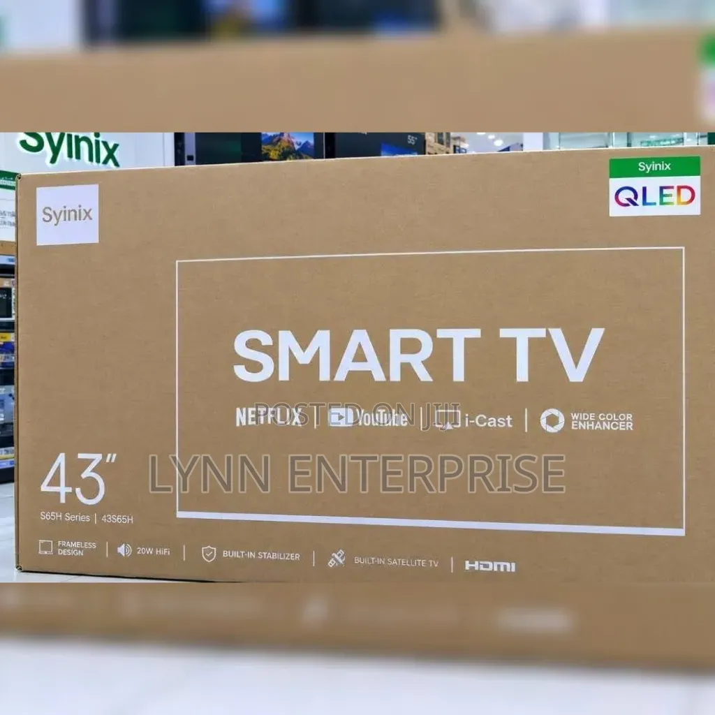Synix 43"inches Smart TV QLED S65H