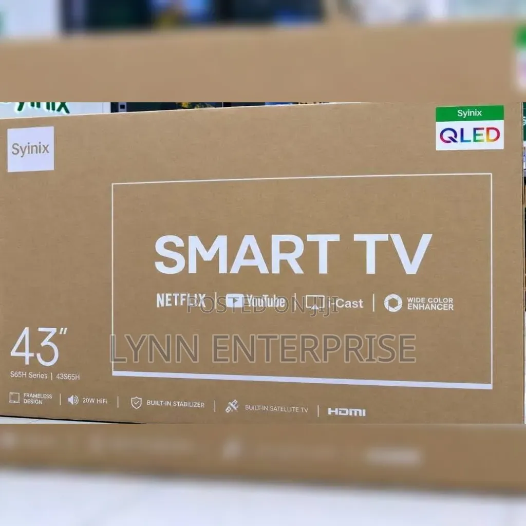 Synix 43"inches Smart TV QLED S65H