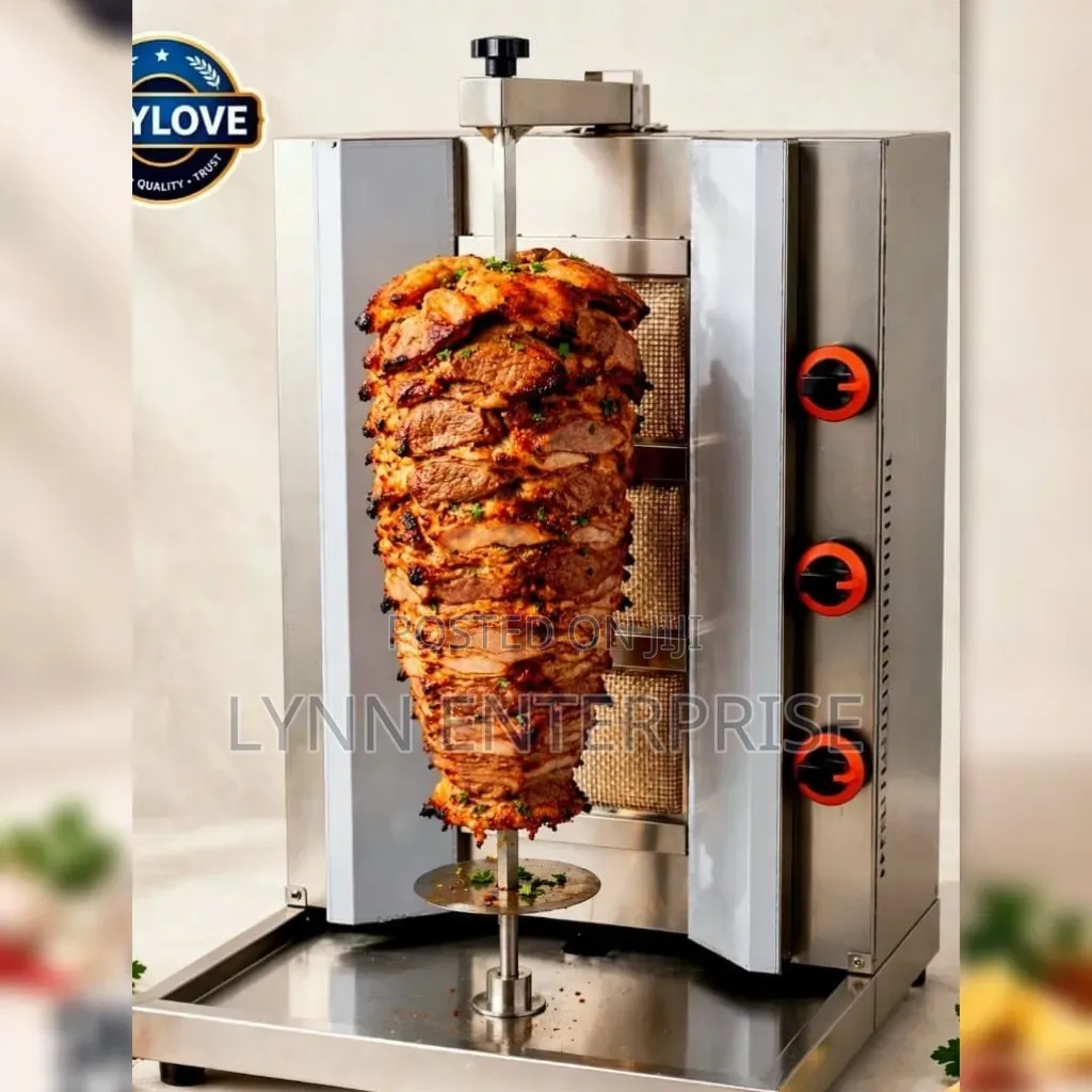 3 Burner Gas Shawarma Machine