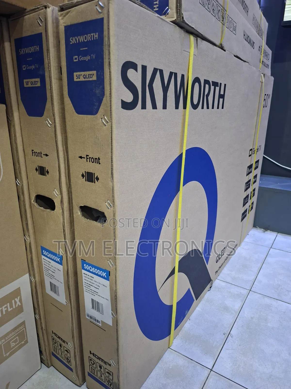 Skyworth 50Q6000K 50" 2K QLED Google TV - Frameless