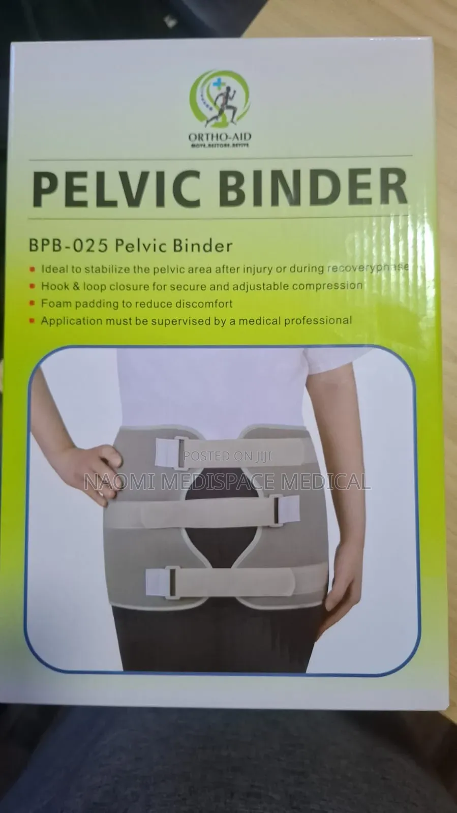 Ortho Aid Pelvic Binder -for Pelvic Stabilization and Support