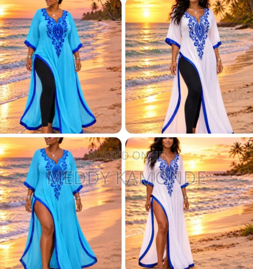 Beach Long Chiffon Top Dress