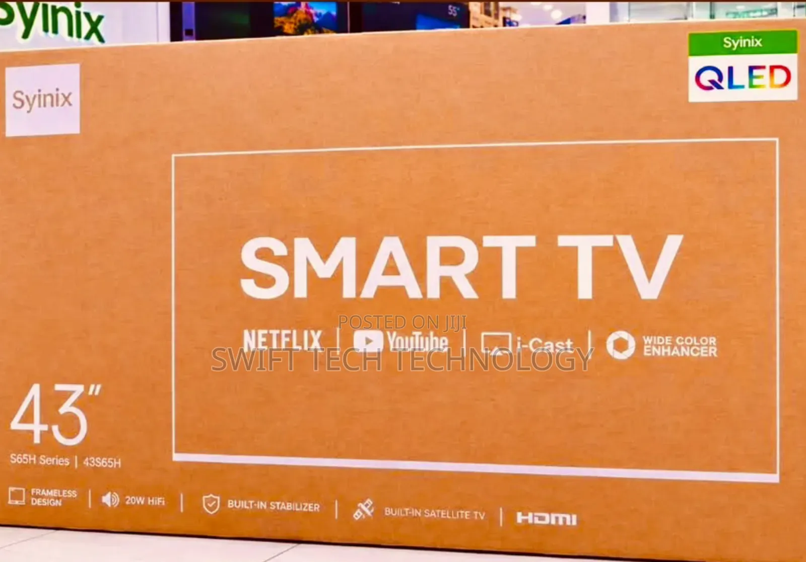 Synix 43 Inch QLED Smart Android TV