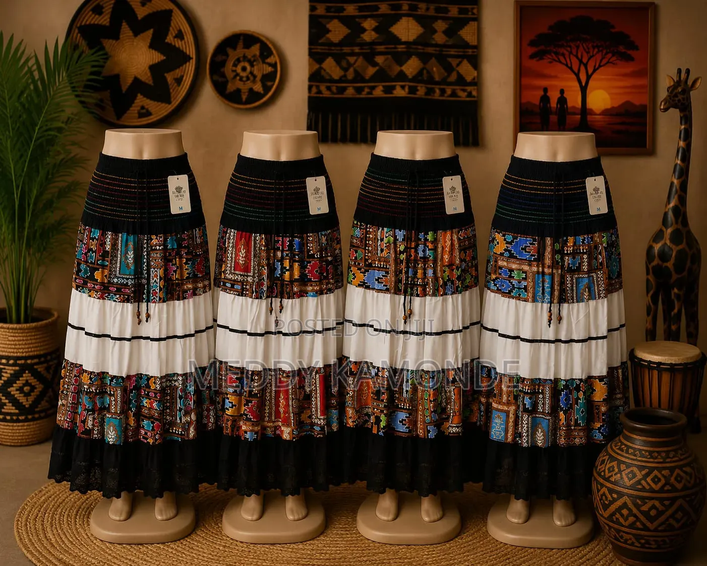 African Long Skirt