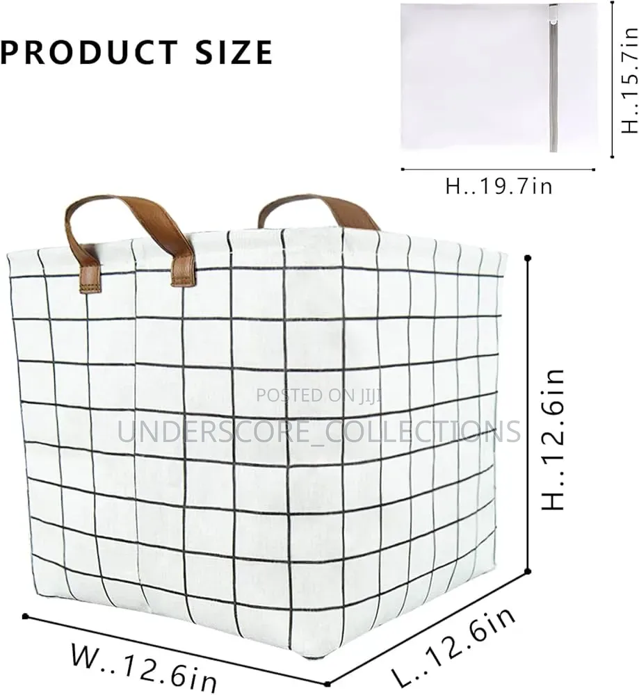 32x33x35cm Foldable Storage Basket Now Available in 3 Colours