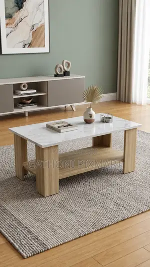 Luxury Marble Top Coffee Table – Modern Home Office Furniture