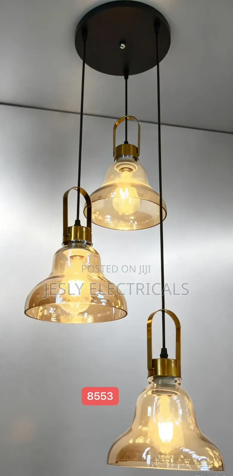 3 in 1 Modern Glass Cluster Pendant Light