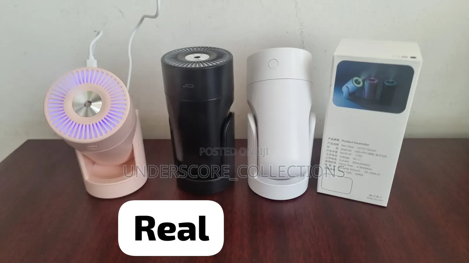 7 Lights Adjustable Angle 220ml Shaking Head Humidifier