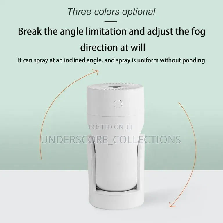 7 Lights Adjustable Angle 220ml Shaking Head Humidifier