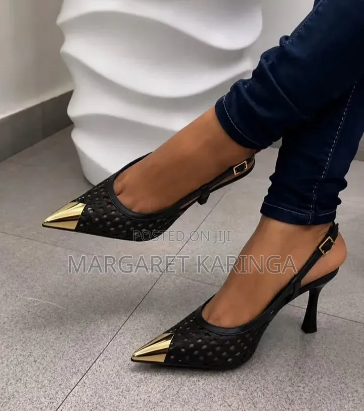 Sling-Back Heels