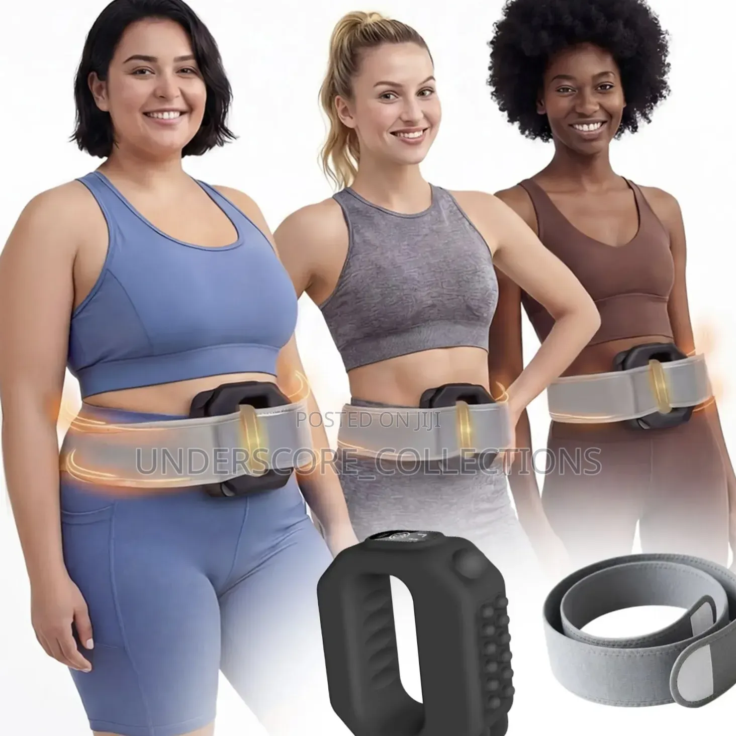 Portable Vibration Massage Device Belt Tummy Trimmed