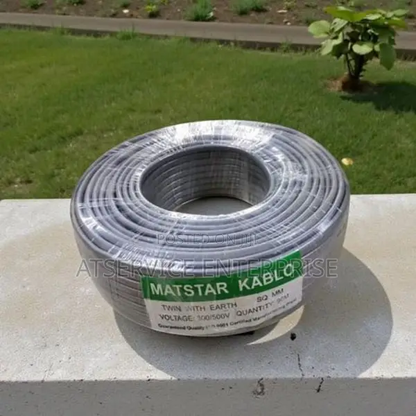 Durable 2.5mm Matstar Twin With Earth