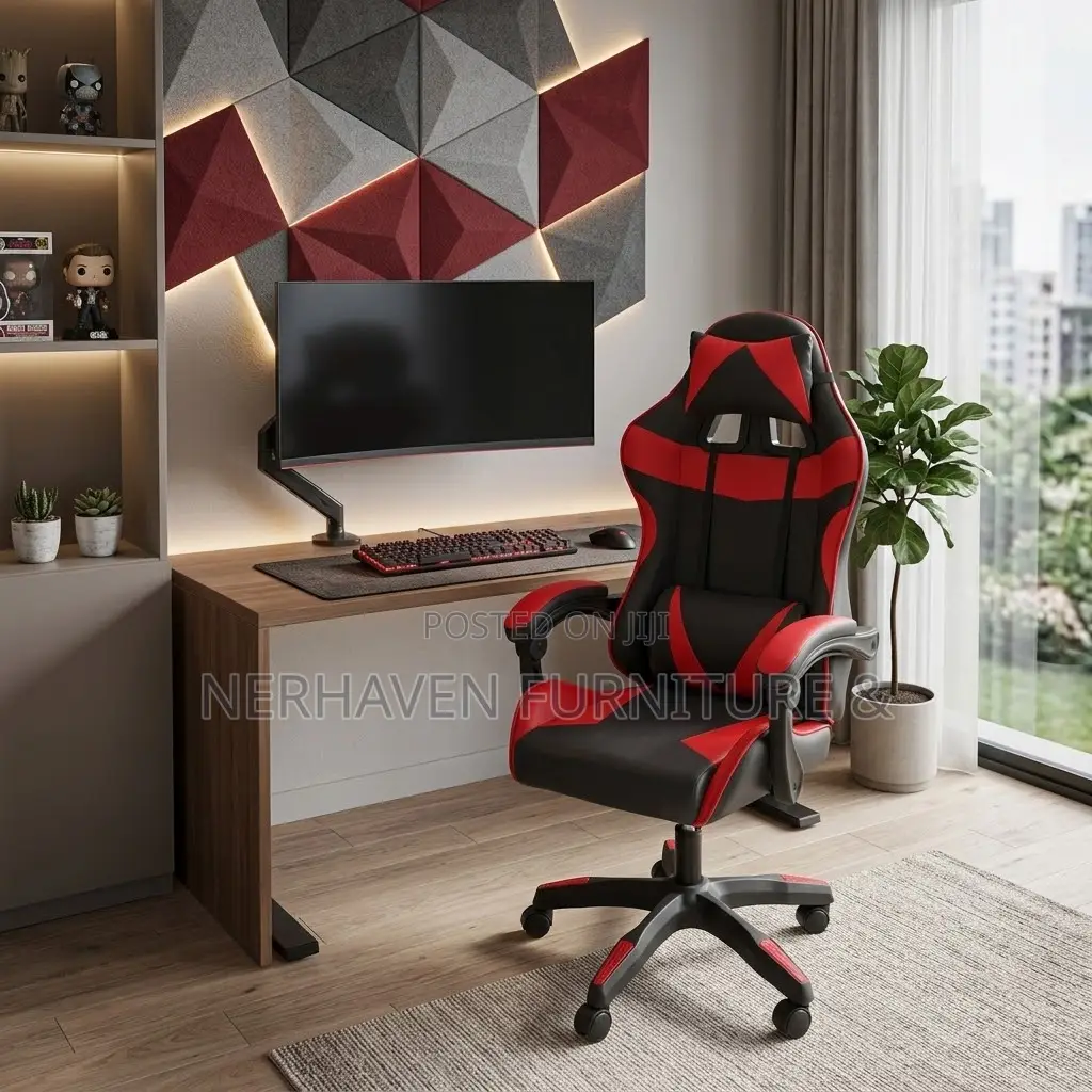 Red Gaming Chair – Stylish Ergonomic Gaming Office Chair