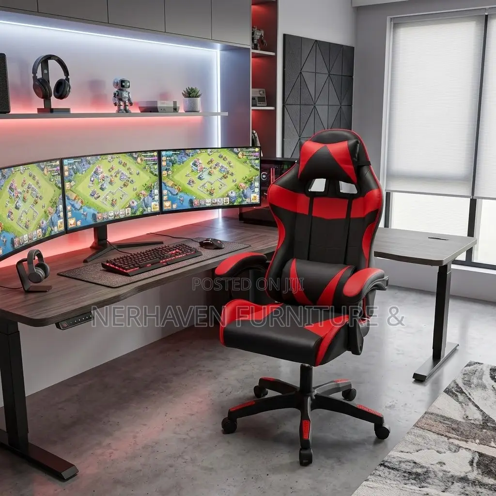 Red Gaming Chair – Stylish Ergonomic Gaming Office Chair