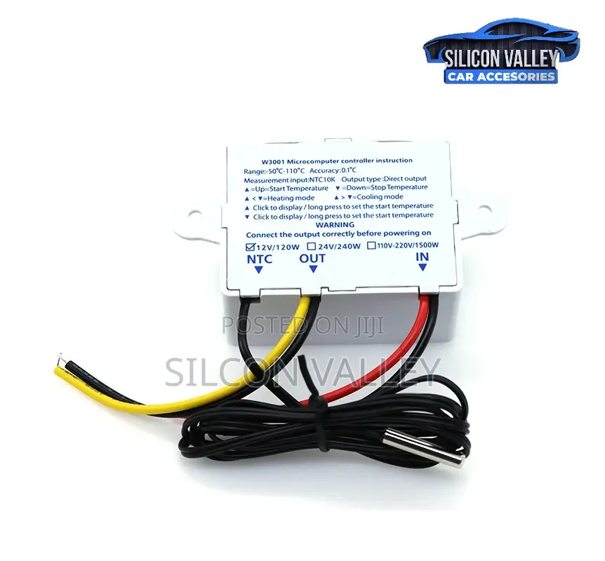 Digital LED Temperature Controller W3001 for Incubator Cooling Heating