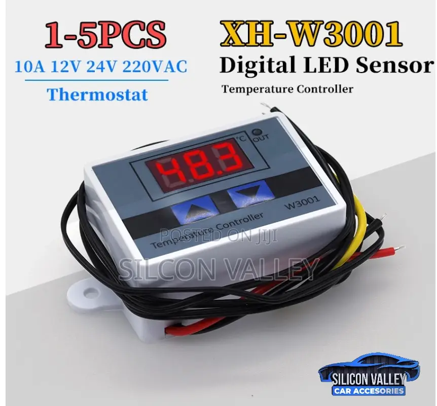 Digital LED Temperature Controller W3001 for Incubator Cooling Heating