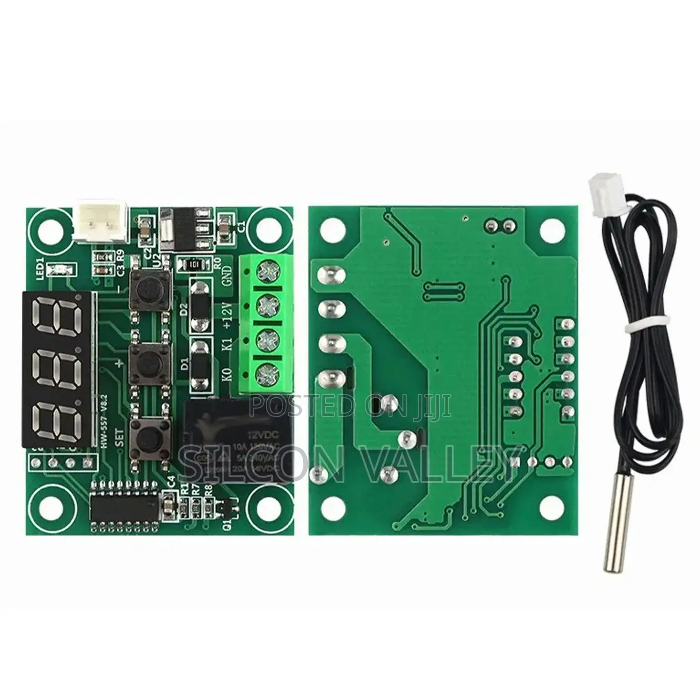 W1209 DC 12V Red/Blue Heat Cool Temp Thermostat Temperature Control