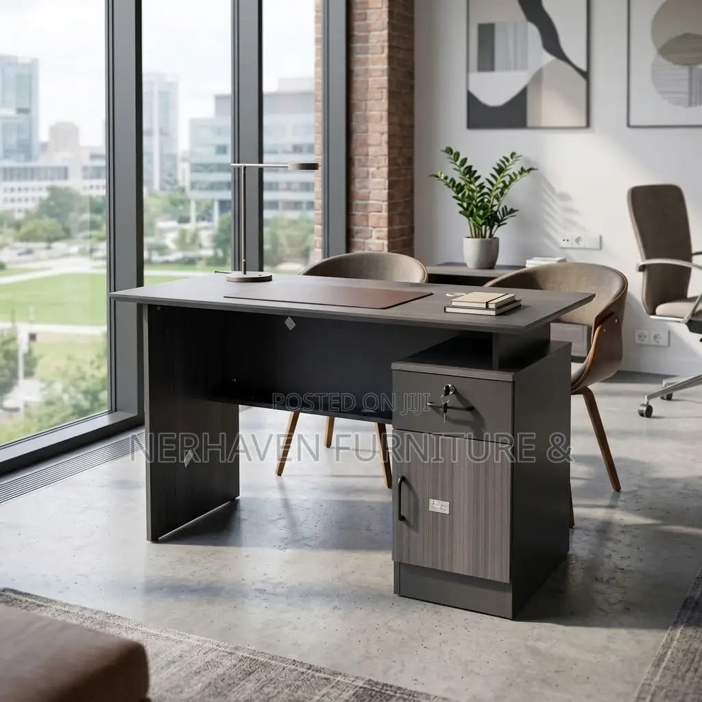 Executive 1.4m Desk – Stylish Professional Office Table