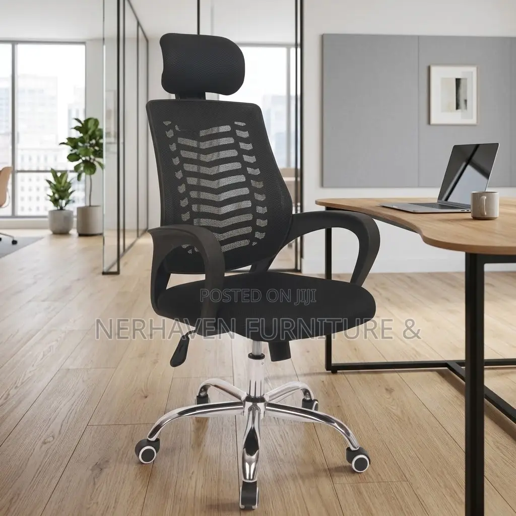 Office Chair With Headrest – Ergonomic High Back Office Chair