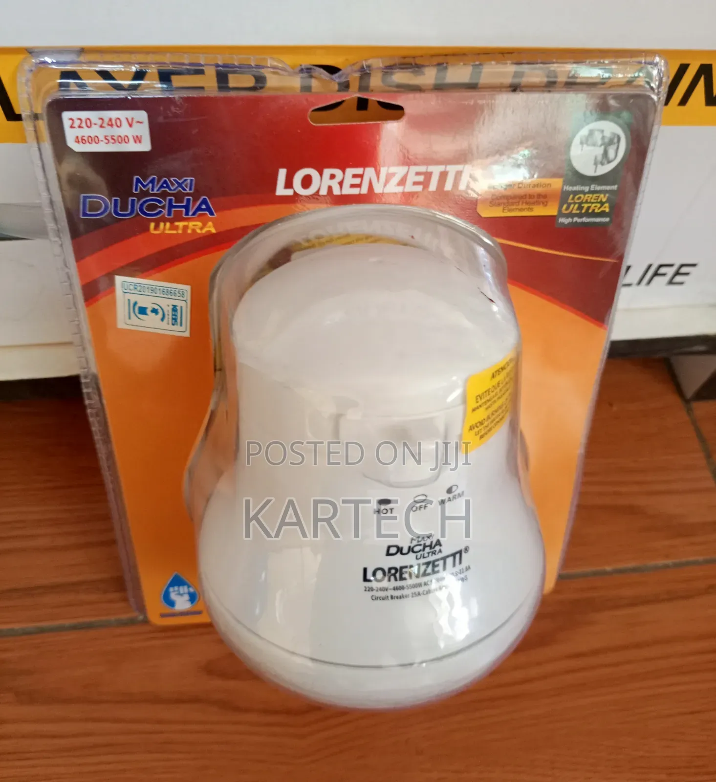 Lorenzetti Maxi Ducha Ultra Instant Hot Shower Head - Fresh Salty