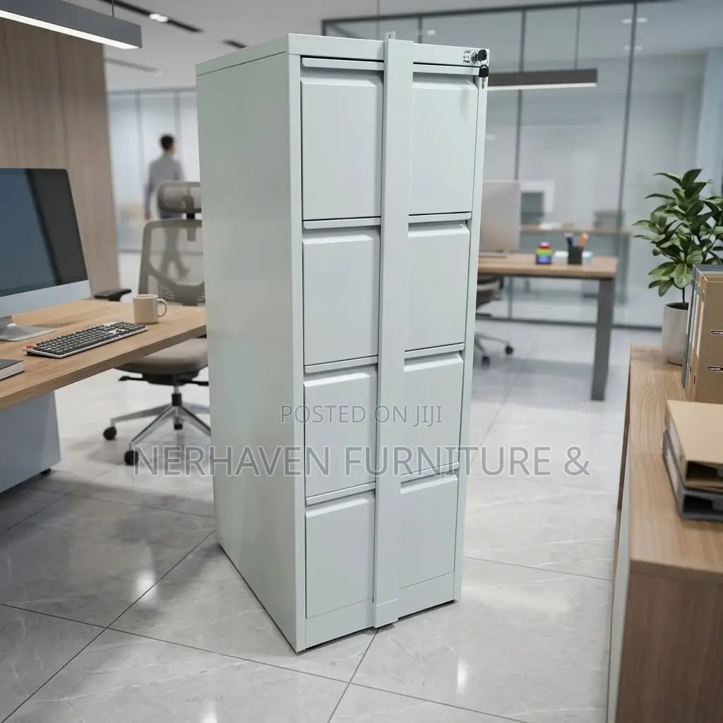 4 Drawer Cabinet With Security Bar – Office Filing Cabinet