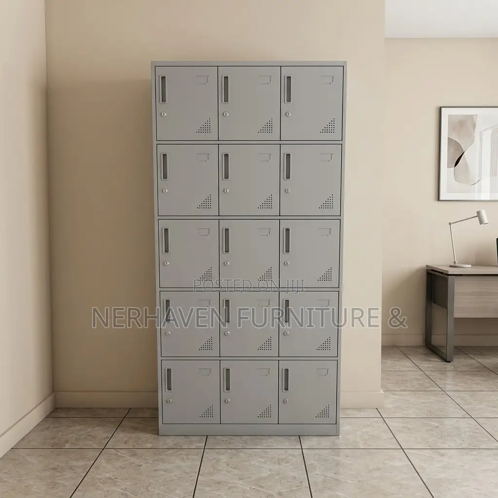 15 Locker Storage Cabinet – 15 Door Metal Storage Locker