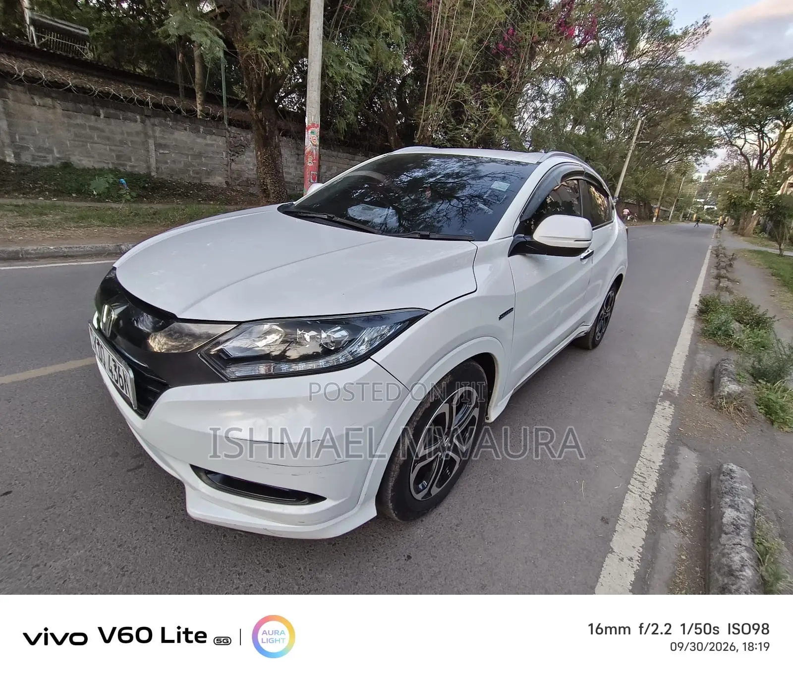 Honda Vezel 1.5 Hybrid 2WD 2017 White