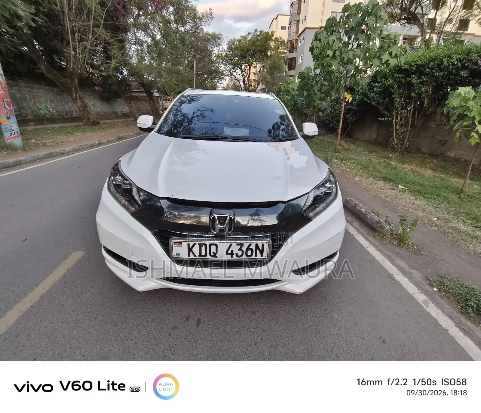 Honda Vezel 1.5 Hybrid 2WD 2017 White