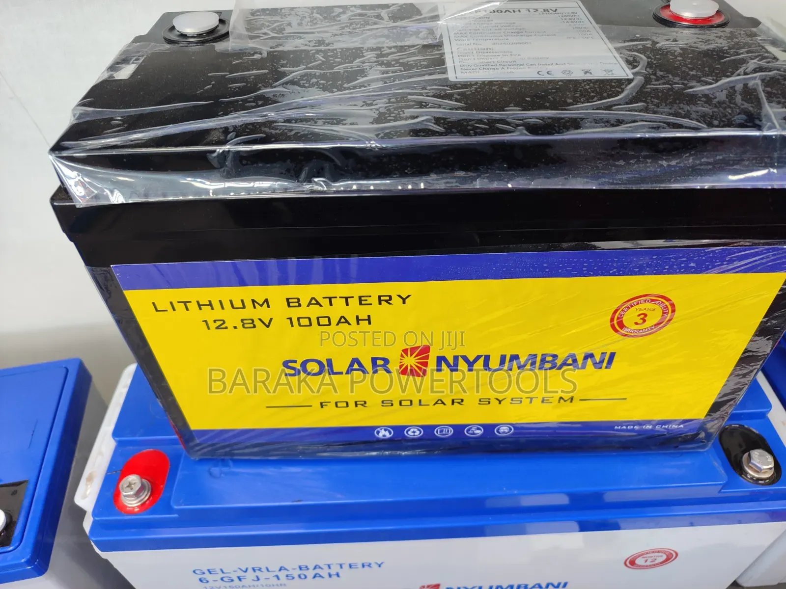 Solar Nyumbani 12.8V 100Ah Lithium (LiFePO4/LFP) Battery