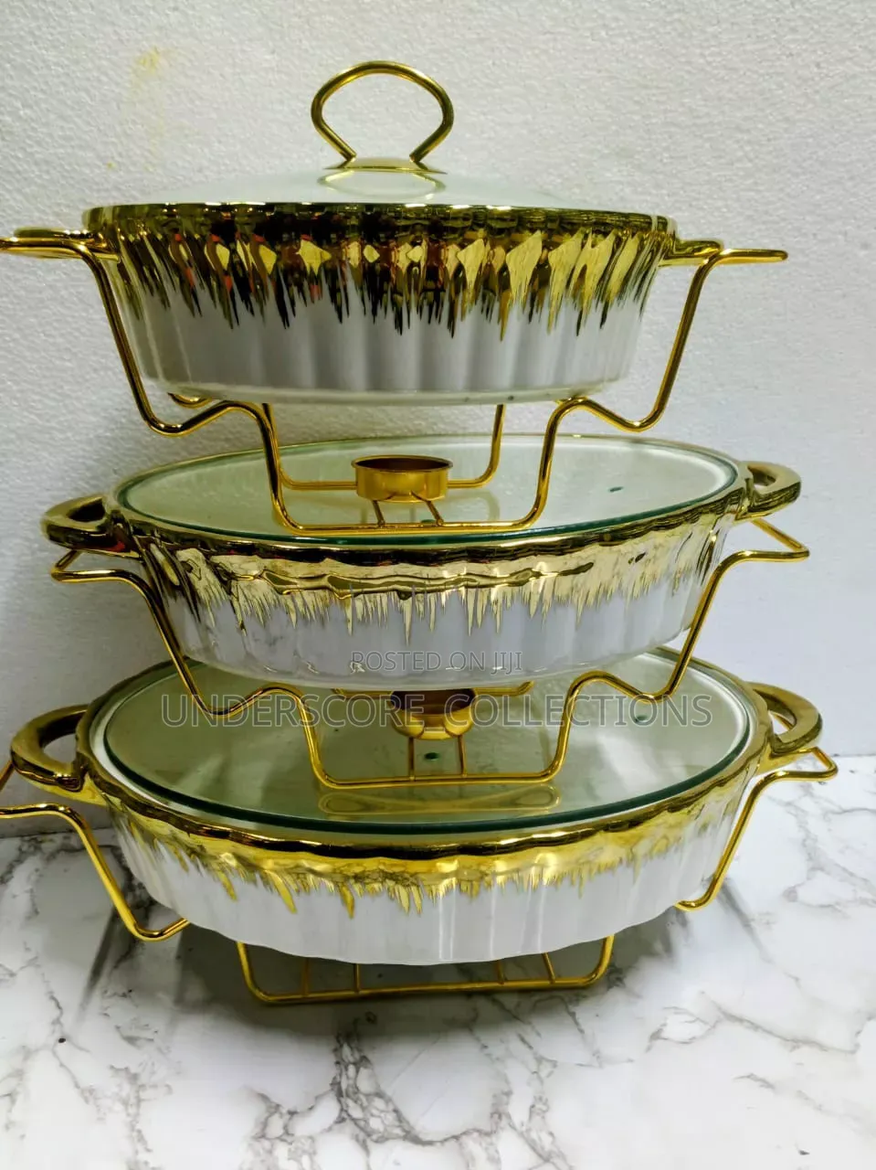 3pcs Chaffing Dishes