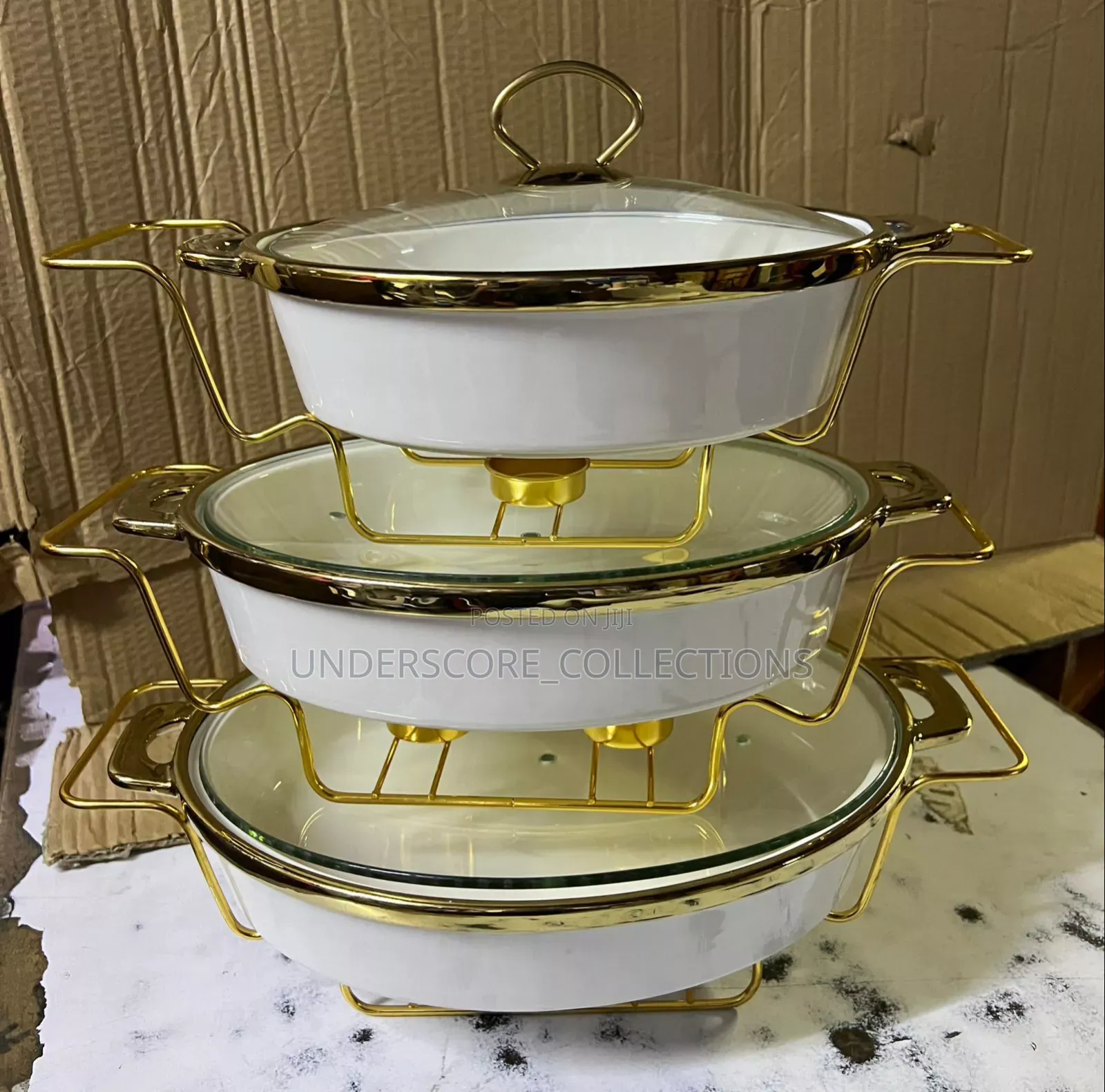 3pcs Chaffing Dishes