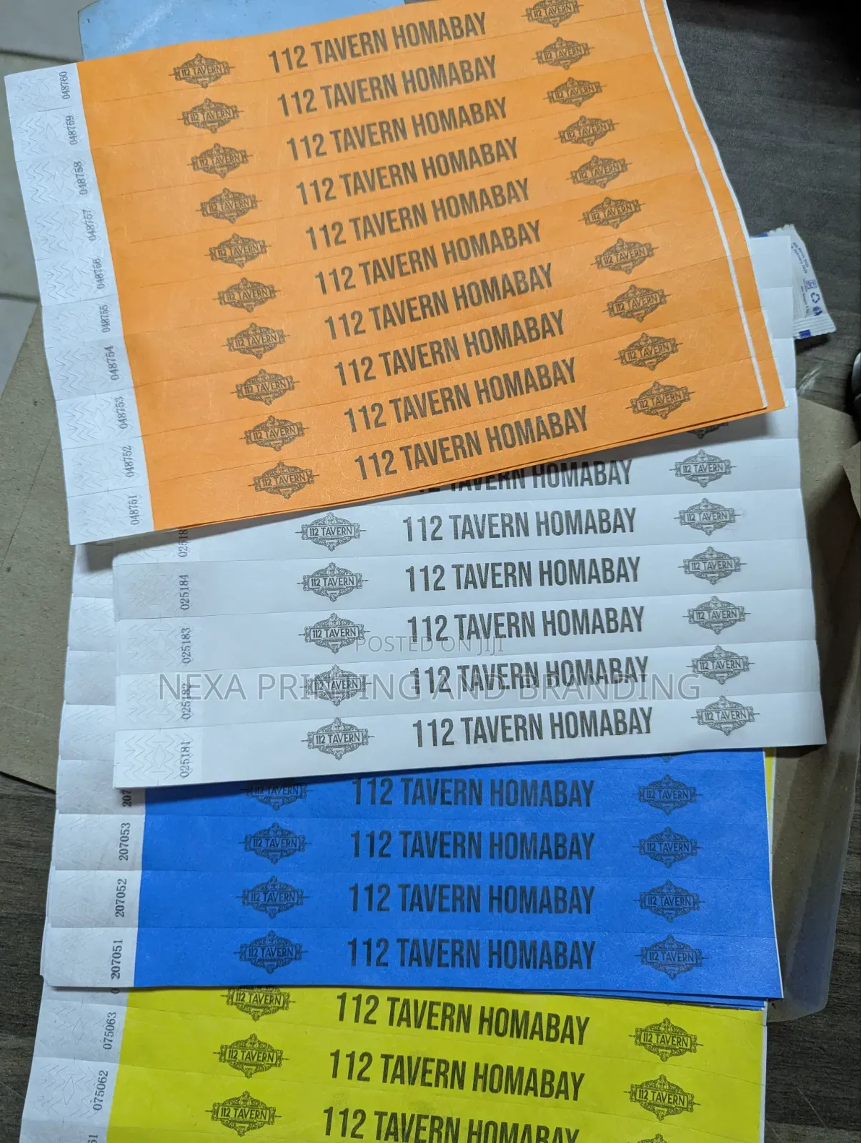 Event Wristband Tickets