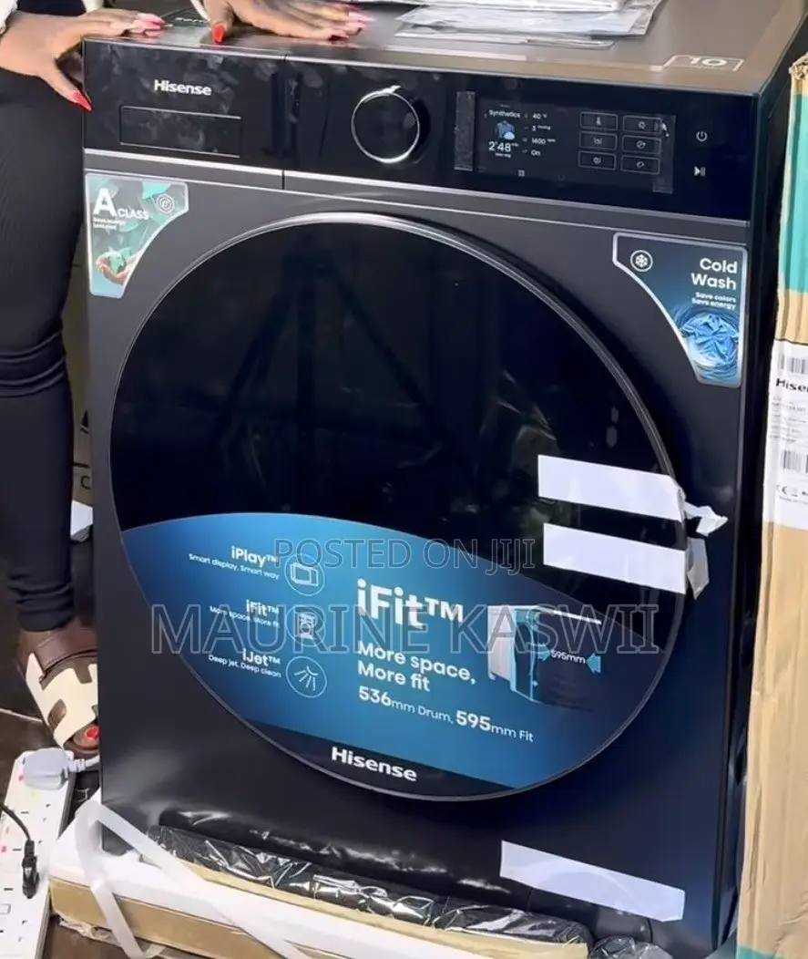 Hisense Wd5i1245bb 12/8 Kg Washer Dryer Ifit Space Smart Technology