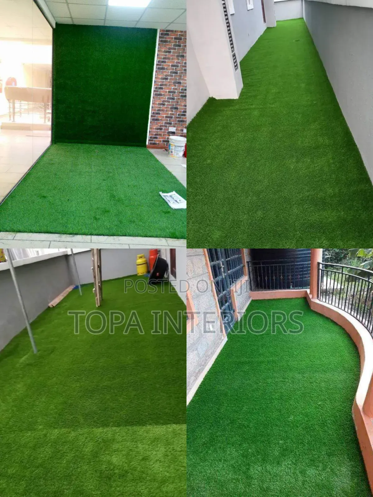 10mm Short Grass Artificial Outdoor Rugs Balcony Grass Carpets