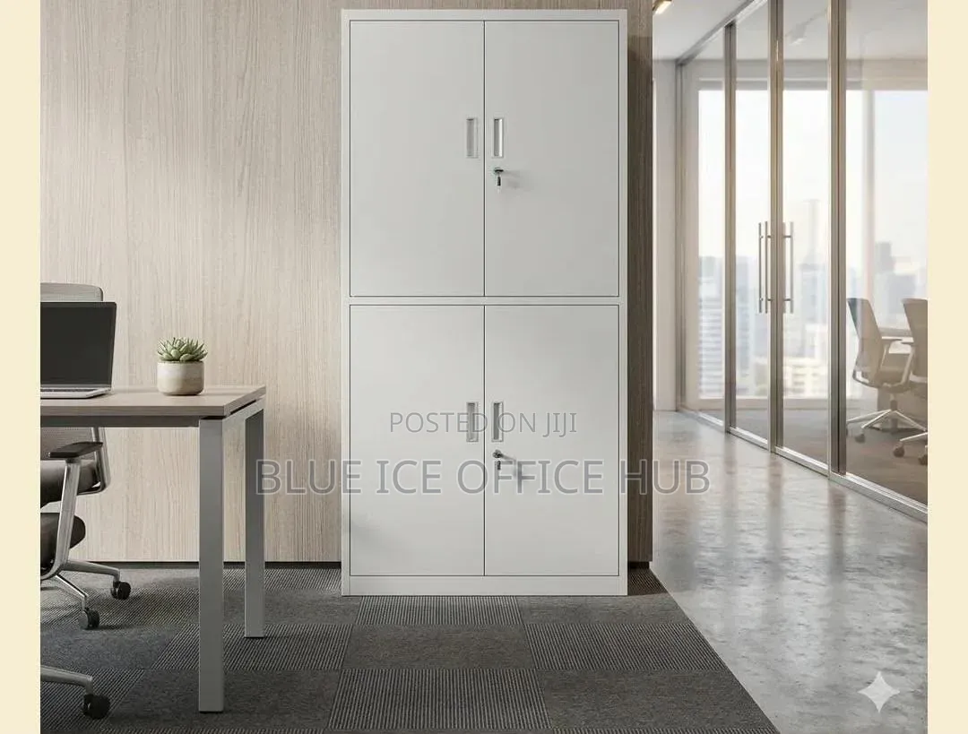 4 Door Steel Office Storage Cabinet – Lockable Document Cabinet